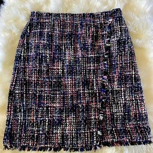 Loft tweed mini skirt